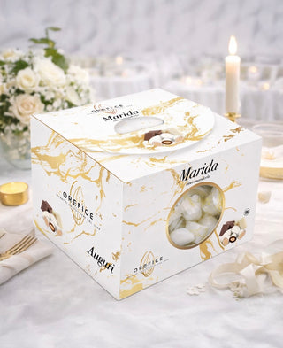 Confetti Orefice - Confettata Mista Bianca Ciocomandorla incartati Singolarmente - 500g