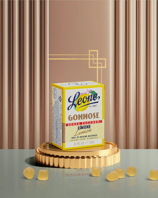 Leone - Scatoletta Gommose Limone Senza Zuccheri 33 gr