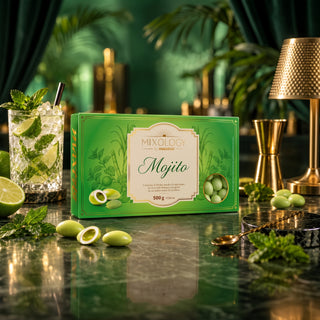 Confetti Maxtris - Mixology al Cioccolato Bianco Ripieno al Gusto Mojito, Verde - 500g