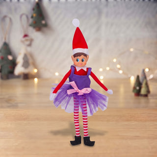 1pz Elfo Natalizio con Costume Ballerina