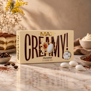 Confetti Maxtris - Ciocomandorla Max Creamy Tiramisù Bianco - 1kg