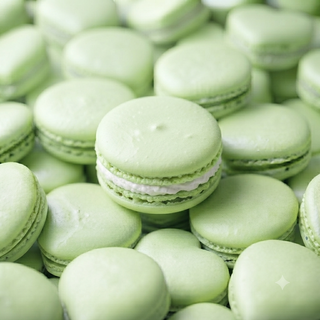Confetti Maxtris - Classico Macaron , Gusto Pistacchio Astuccio da 5pz Senza Glutine