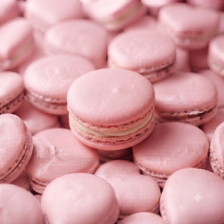 Confetti Maxtris - Classico Macaron Rosa, Gusto Yogurt Astuccio da 5pz Senza Glutine