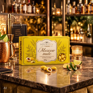 Confetti Maxtris - Mixology al Cioccolato Bianco Ripieno al Gusto Moscow Mule , Giallo - 500g
