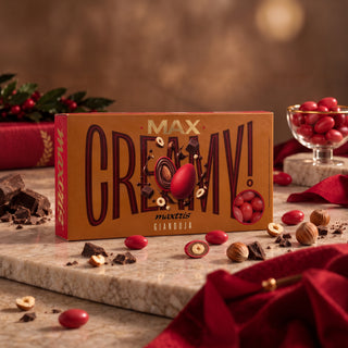 Confetti Maxtris - Ciocomandorla Max Creamy Gianduja Rosso Laurea - 1kg