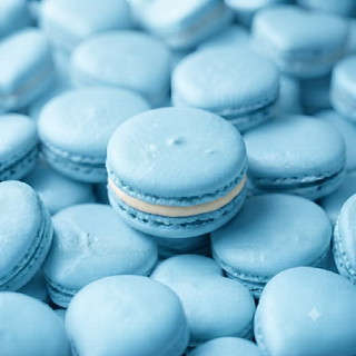 Confetti Maxtris - Classico Macaron Carta da Zucchero, Gusto Vaniglia Astuccio da 5pz Senza Glutine