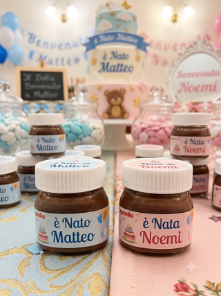 Mini Nutelline Personalizzabili per il tuo Evento! (MINIMO 20PZ)