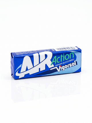 1pz Chewing Gum Air Action Vigorsol Blu Senza Zucchero e Senza Glutine - 13,5g