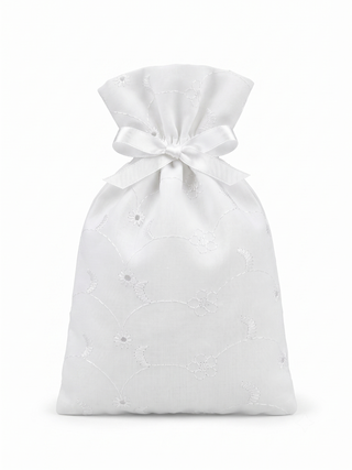 Sacchetto Bianco Pizzo San Gallo - 10pz