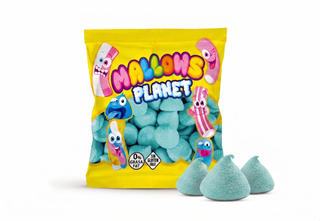 Top Mallow Marshmallow Palla Azzurra Vintage/Celeste Chiaro - 500g