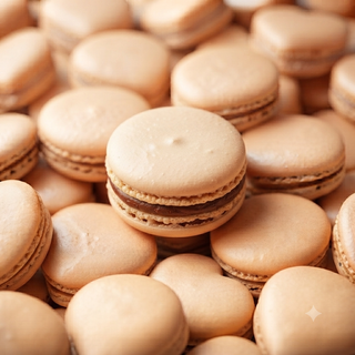 Confetti Papa - Classico Macaron Gusto Cacao, Astuccio da 3pz Senza Glutine