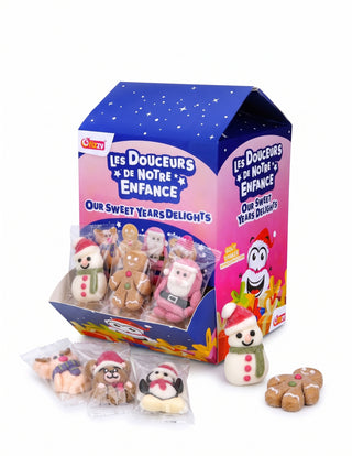 1pz Mini Christmas Marshmallow incartati Singolarmente - 15g cad.