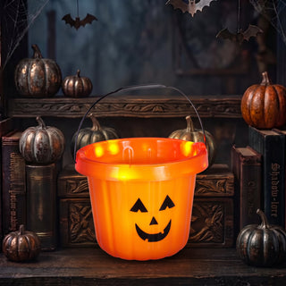 1pz Secchio Halloween con LED