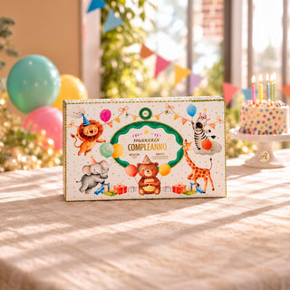 Confetti Maxtris - Compleanno Mix Box con Cioccolatini e Confetti incartati singolarmente - 350g