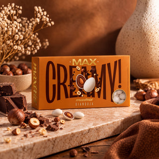 Confetti Maxtris - Ciocomandorla Max Creamy Gianduja Bianco - 1kg