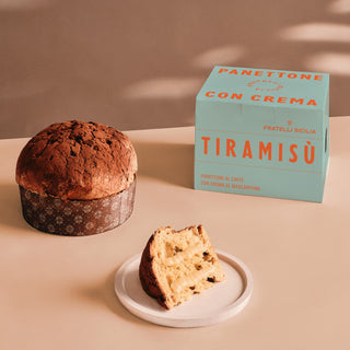 Fratelli Sicilia - Panettone Tiramisù - al Caffè con Crema al Mascarpone - 750g