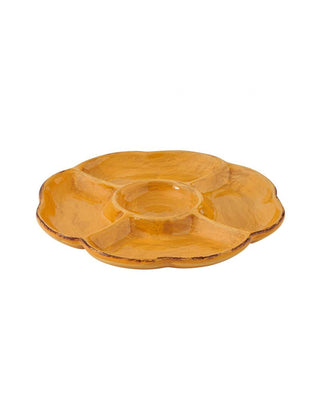 Brandani - Antipastiera Gialla Miaiolica, 25,5cm