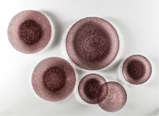 Brandani - CENTROTAVOLA DROP MOKA VETRO 30cm