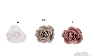 Fiore Rosa Soffice 5.5cm da 12pz