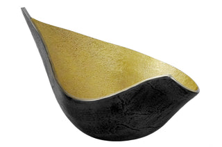 Vaso Decorativo Nero e Oro - Catalogo Garpe - 32x19x15