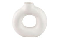 Vaso in ceramica Bianco Matte - Catologo Garpe - 26x9x27 Cm