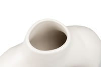 Vaso in ceramica Bianco Matte - Catologo Garpe - 26x9x27 Cm