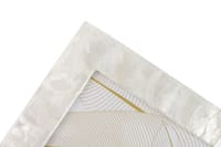 Cornice bianca in stile madreperla - 20x25cm