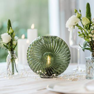 CORDLESS DARK GREEN SWIRL - Lampada Led Da Tavolo - Light e Living - 20 cm