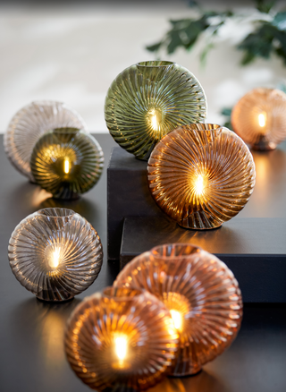 CORDLESS OCHRE SWIRL - Lampada Led Da Tavolo - Light e Living - 16,5cm