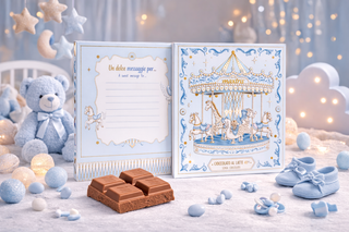 Maxtris - Tavoletta Cioccolato al Latte Baby Celeste