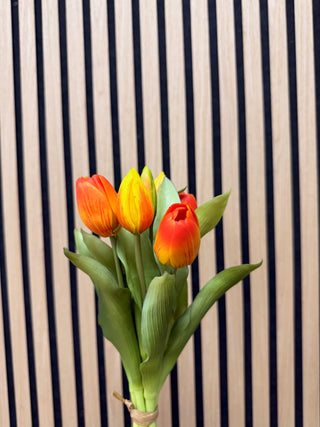 Fiori Fasci di Tulipani Reali in Silicone da 29cm (SCEGLI IL COLORE)