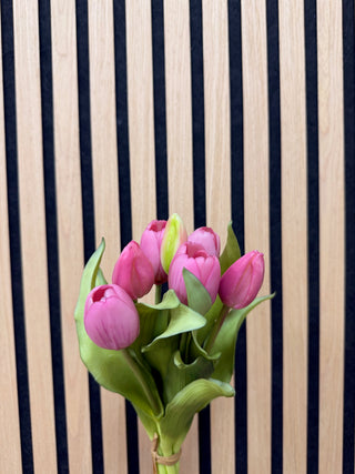 Fiori Fasci di Tulipani Reali in Silicone da 29cm (SCEGLI IL COLORE)