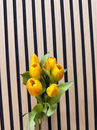 Fiori Fasci di Tulipani Reali in Silicone da 29cm (SCEGLI IL COLORE)