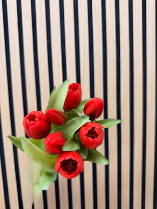 Fiori Fasci di Tulipani Reali in Silicone da 29cm (SCEGLI IL COLORE)