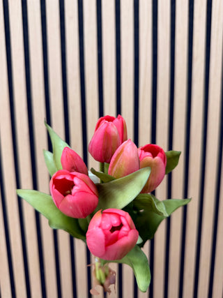 Fiori Fasci di Tulipani Reali in Silicone da 29cm (SCEGLI IL COLORE)