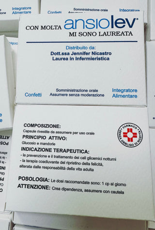 Scatolina Laurea Medicinale stile Farmaco (minimo 20pz)