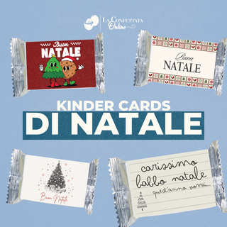 Biscotti Kinder Cards Natalizi 25.6g (MINIMO 30PZ) (LEGGI LA DESCRIZIONE)