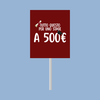 Lecca Lecca Meme Sticker Per la tua Laurea! 6,5g 7x6 (MINIMO 20PZ)
