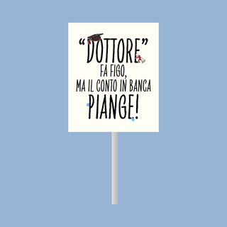Lecca Lecca Meme Sticker Per la tua Laurea! 6,5g 7x6 (MINIMO 20PZ)
