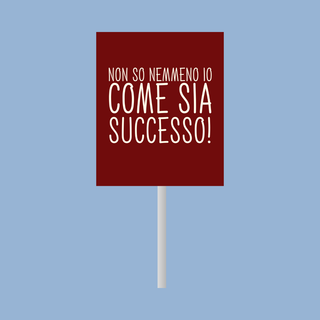 Lecca Lecca Meme Sticker Per la tua Laurea! 6,5g 7x6 (MINIMO 20PZ)
