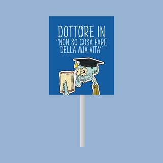Lecca Lecca Meme Sticker Per la tua Laurea! 6,5g 7x6 (MINIMO 20PZ)