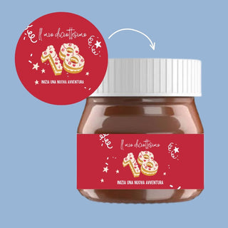 Mini Nutelline Personalizzate per il tuo Evento! (MINIMO 20PZ) (LEGGI DESCRIZIONE)