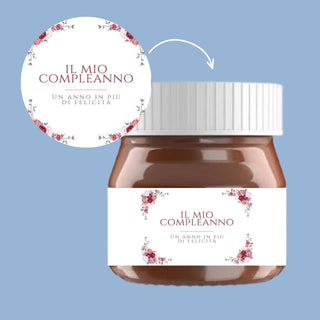 Mini Nutelline Personalizzate per il tuo Evento! (MINIMO 20PZ) (LEGGI DESCRIZIONE)