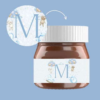 Mini Nutelline Personalizzate con iniziali (MINIMO 20PZ) (LEGGI DESCRIZIONE)