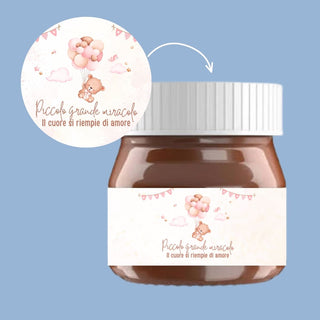 Mini Nutelline Personalizzate per il tuo Evento! (MINIMO 20PZ) (LEGGI DESCRIZIONE)