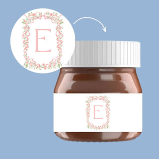 Mini Nutelline Personalizzate con iniziali (MINIMO 20PZ) (LEGGI DESCRIZIONE)