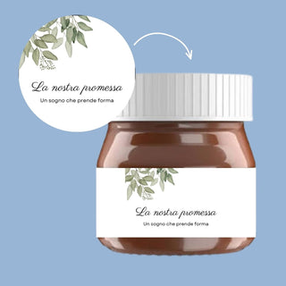 Mini Nutelline Personalizzate per il tuo Evento! (MINIMO 20PZ) (LEGGI DESCRIZIONE)