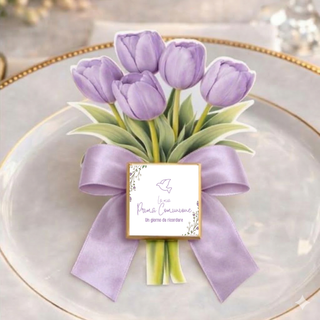 Segnaposti Tulipani Personalizzati per il tuo evento! 15x9 cm (MINIMO 20PZ)