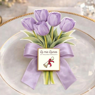 Segnaposti Tulipani Personalizzati per il tuo evento! 15x9 cm (MINIMO 20PZ)