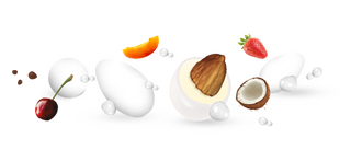 Confetti Papa - Ciocco Mix Frutta Bianco ai Gusti Assortiti, Senza Glutine - 1kg